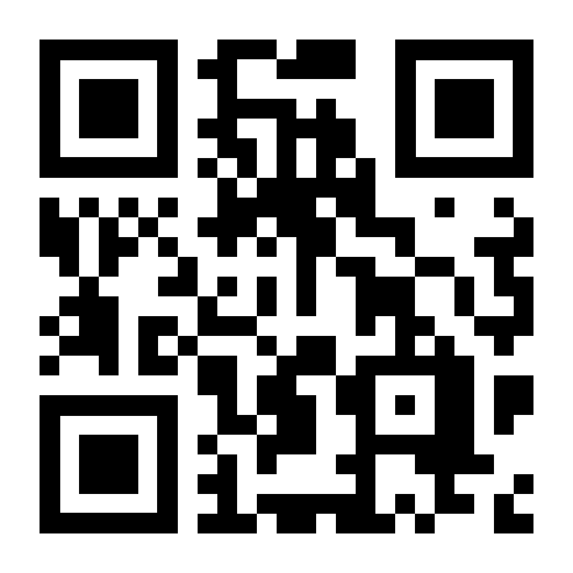 QR code linking to jacobbellmore.me